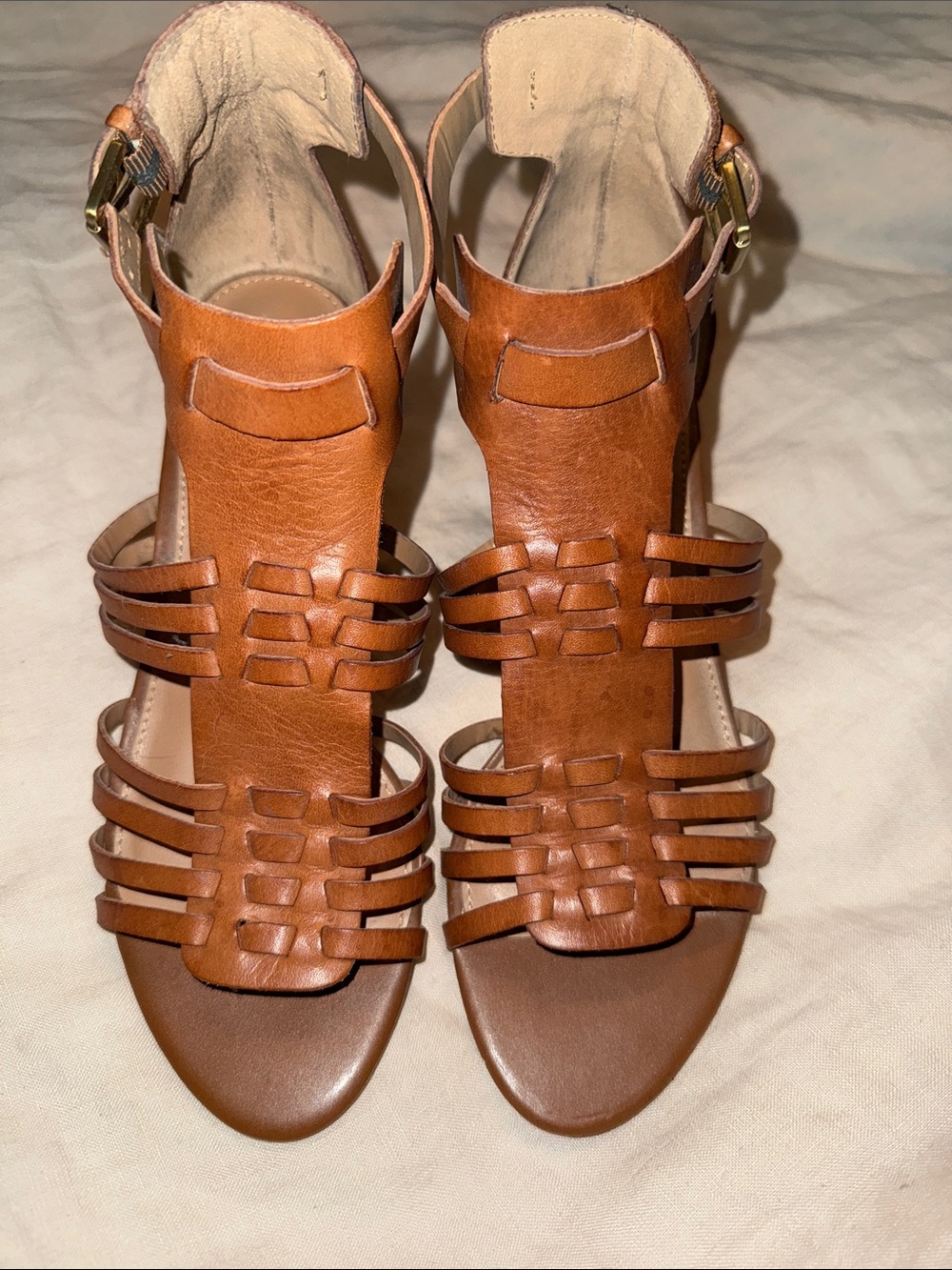 Franco Sarto Leather Sandals size 6
